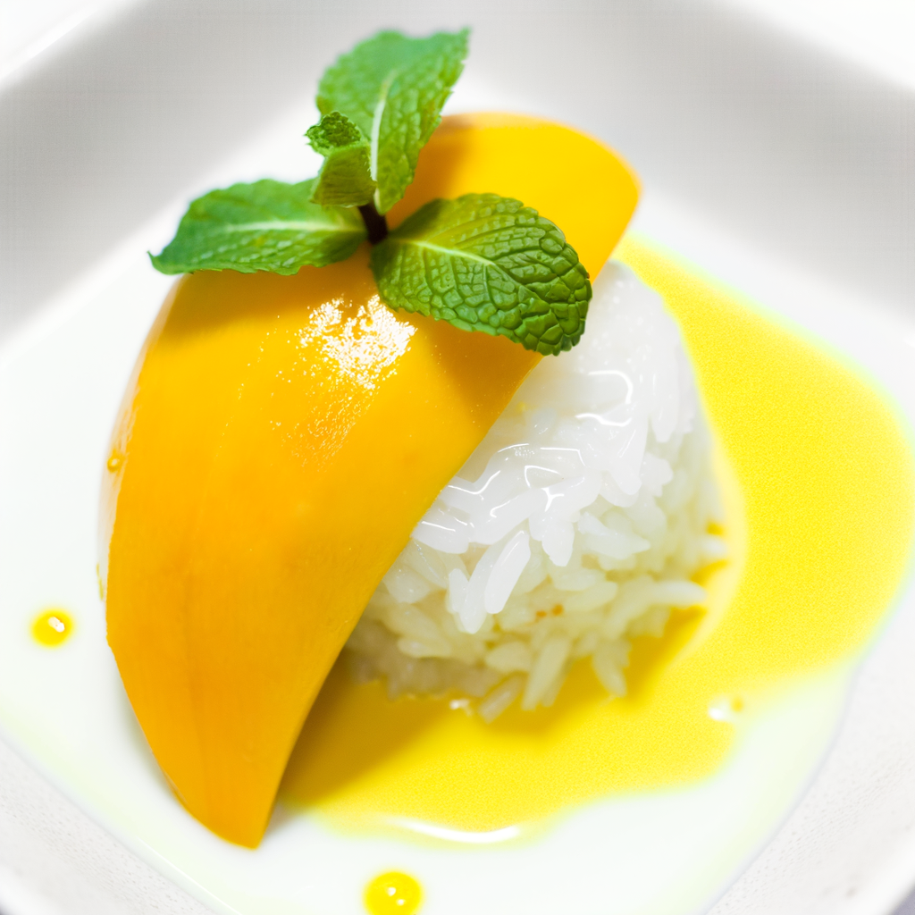 Delicious Mango with Sticky Rice (ข้าวเหนียวมะม่วง) – The Perfect Thai Dessert